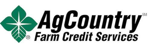 Green logo with black text reading AgCountry Farm Credit Services