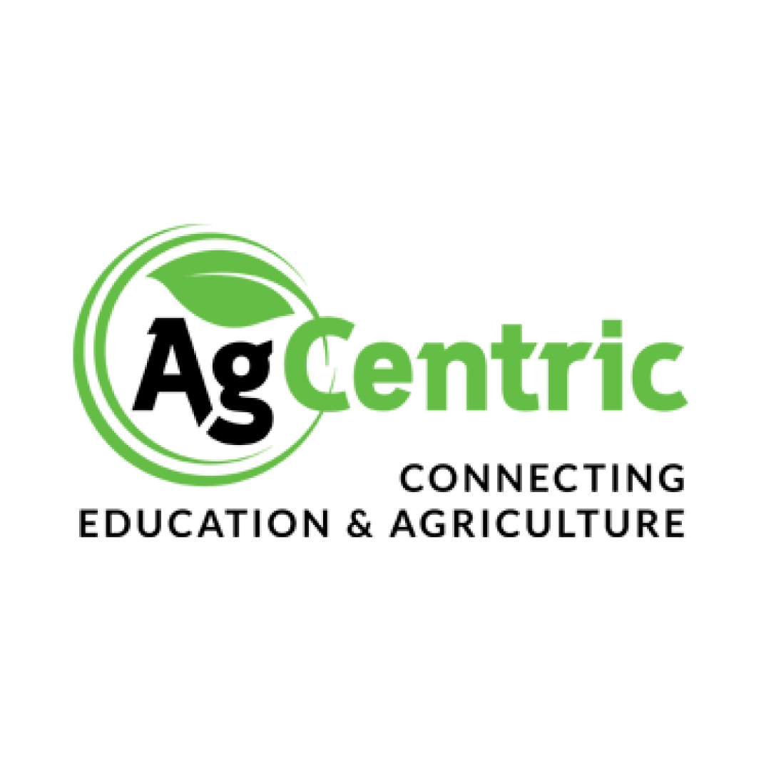 AgCentric logo with tagline connecting education and agriculture
