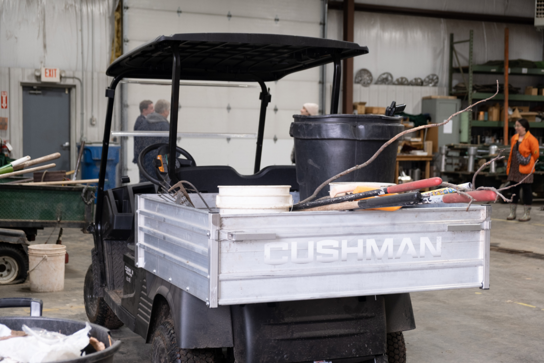 Cushman utility vehicle at Washburn-McReavy